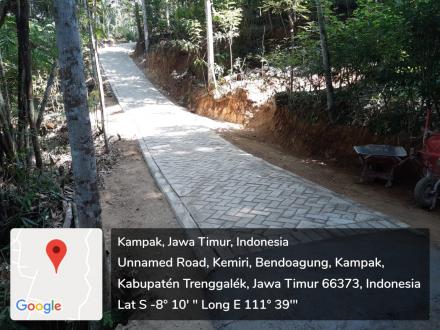 Pembangunan Jalan Paving RT 17 RW 05